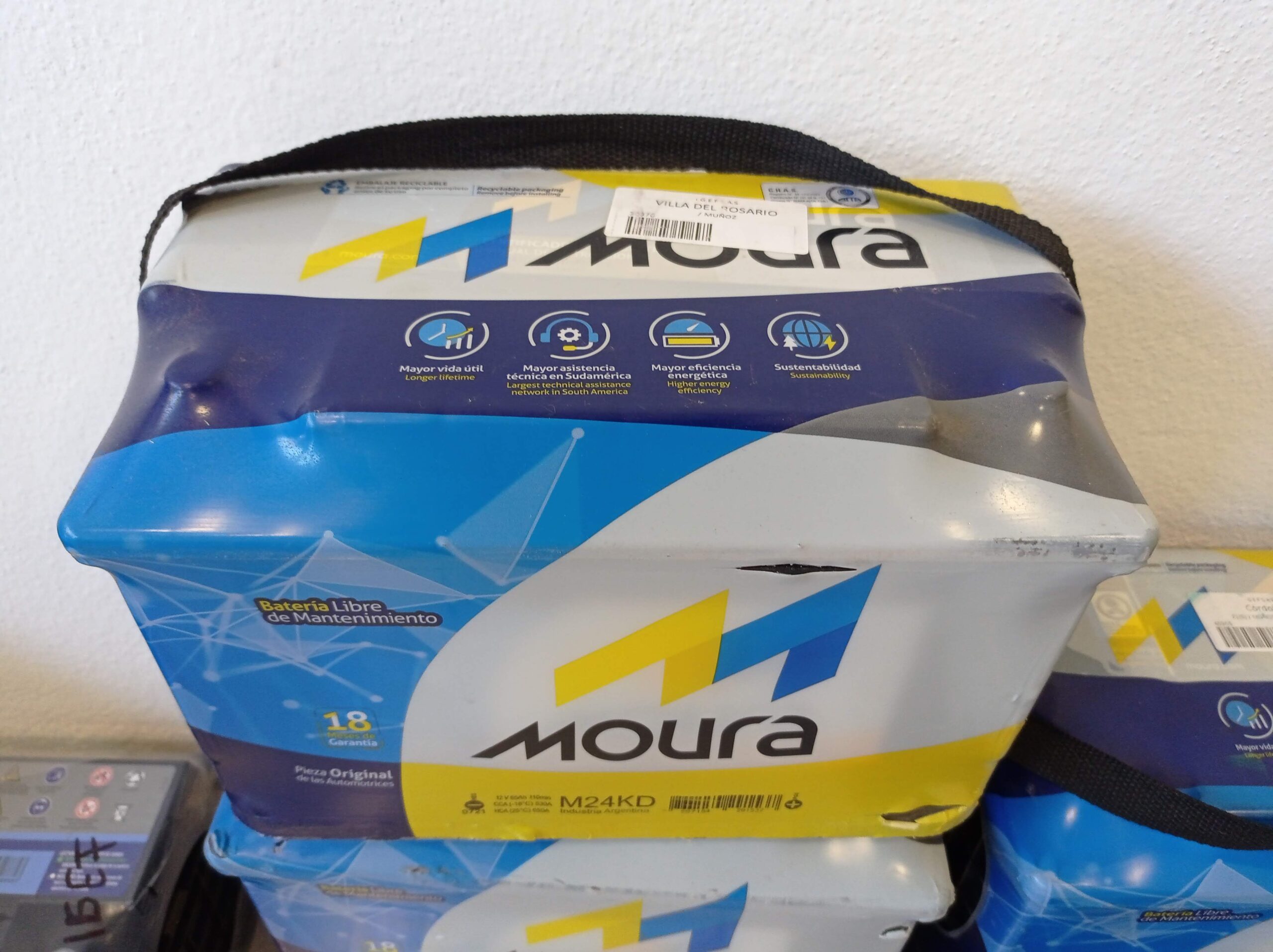 Logística y despacho de baterías al por mayor para el interior del país