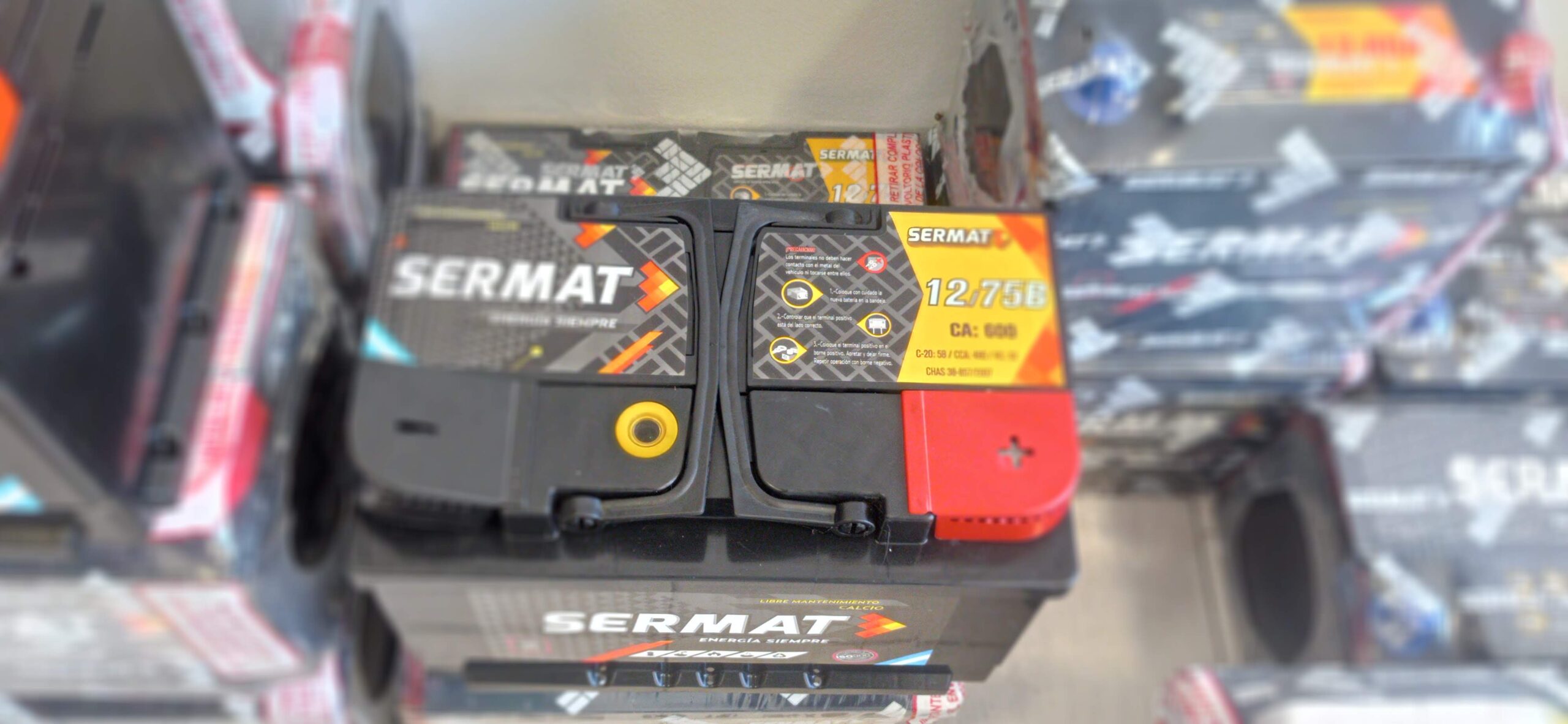 Stock baterías plomo inundado Baterías Peiró Córdoba Argentina