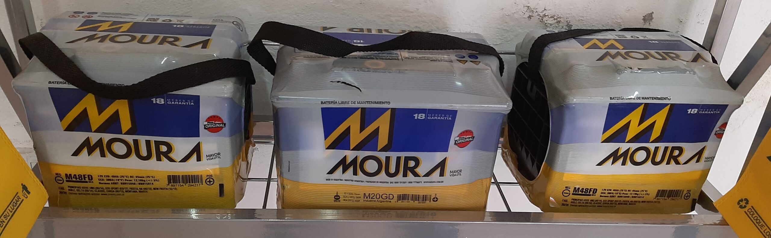 Modelos Moura disponibles en Baterias Peiro