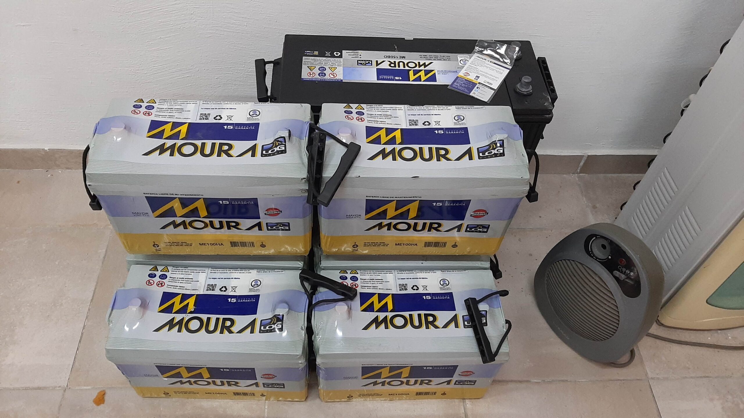 Stock de baterías Moura y Sermat en Luque Departamento Río Segundo Córdoba