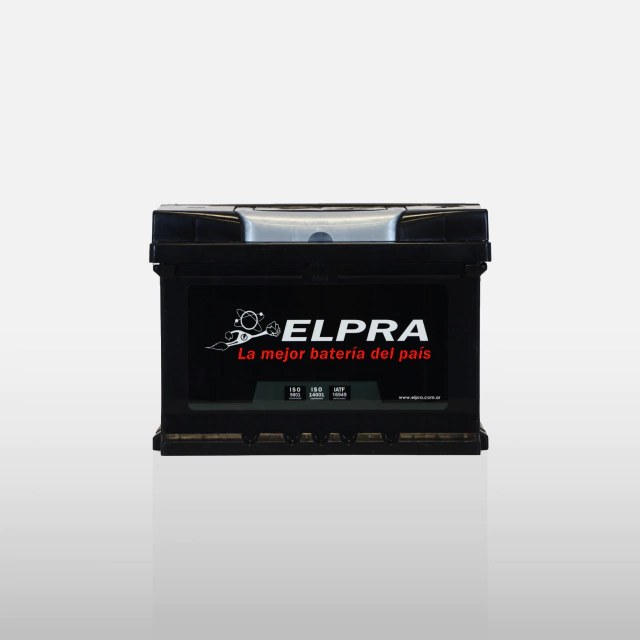 Batería Elpra 12x65 para autos, fabricación argentina